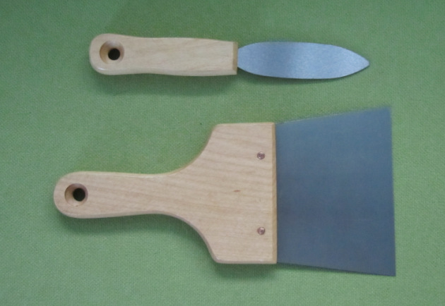 A82供应尖头木柄碳钢不锈钢油灰刀刮刀刮板IRREGULAR,SCRAPER