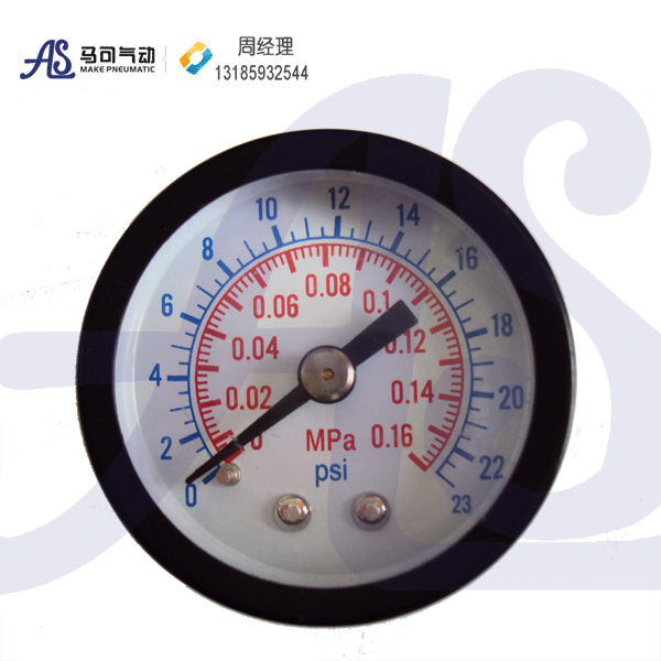 【供应1.6Mpa气源压力表调压阀压力表三联件