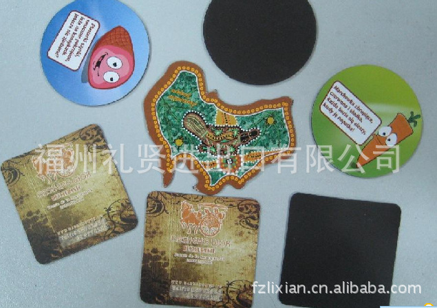 纸冰箱贴,古装人冰箱贴,贺卡冰箱贴,动物图案冰