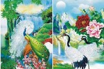 供应三维立体画、3D画、立体画、高清PP三维立体画 SF-5014