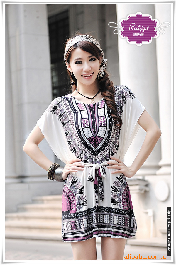 【批发供应 2011夏季新品<em>女装</em>古<em>埃及</em>图案蝙蝠