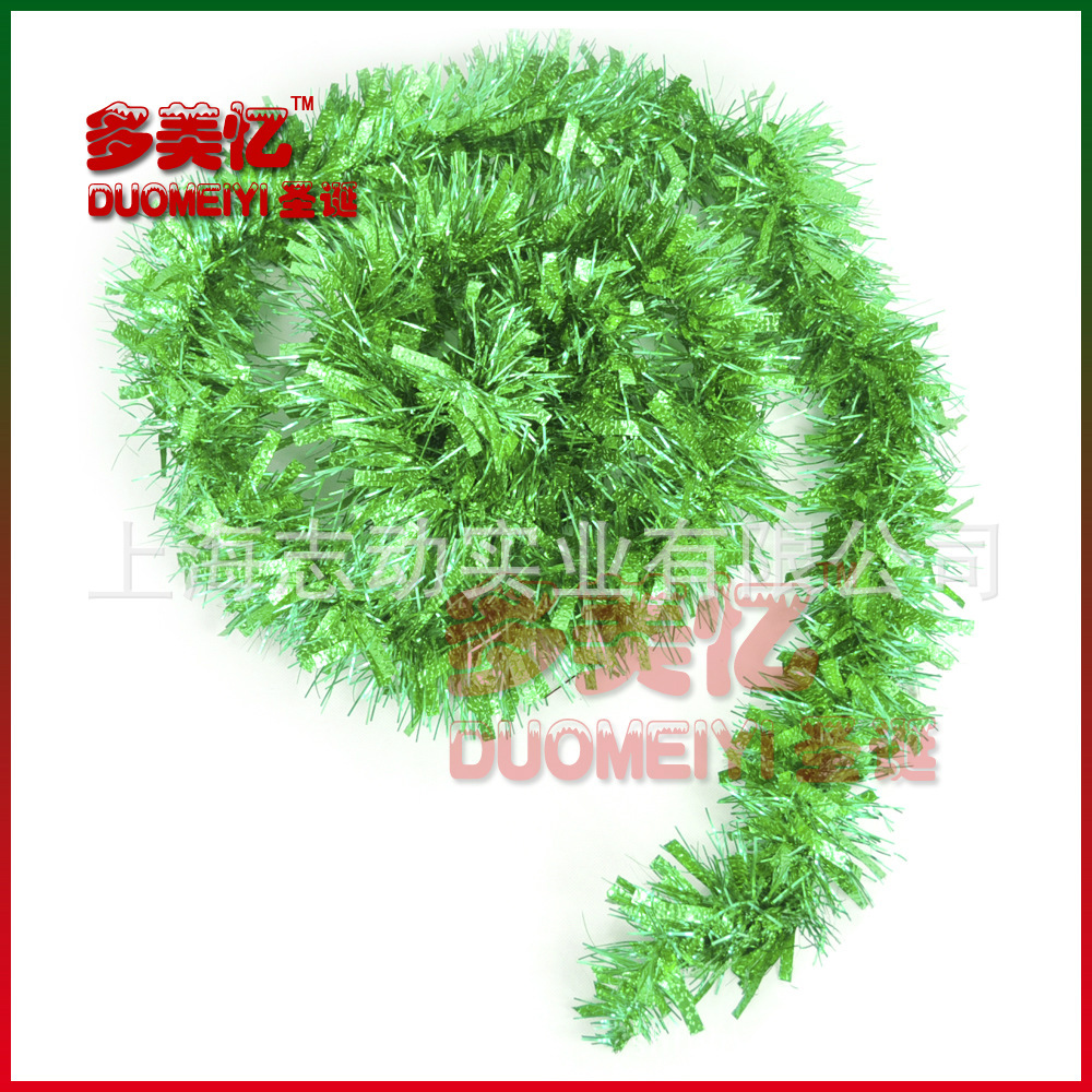 【大量批发供应节日装饰精品拉花 彩条 圣诞毛