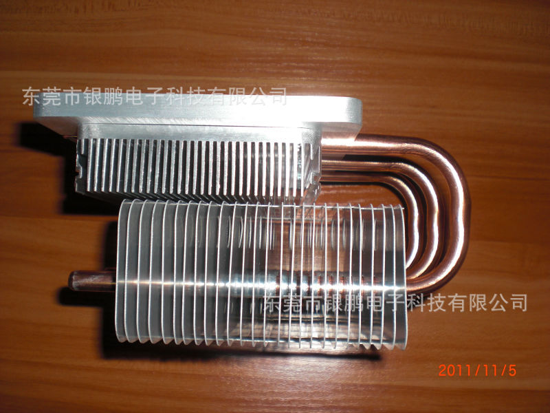 led路灯热管散热片,导热管散热片 热导管散热片 散热器