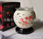 【批发】S16彩绘金鱼陶瓷香薰灯,香熏灯,精油灯,芳疗工具