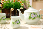商务礼品 家居陶瓷 牡丹茶具 养生 热销 免洗杯 茶具礼品