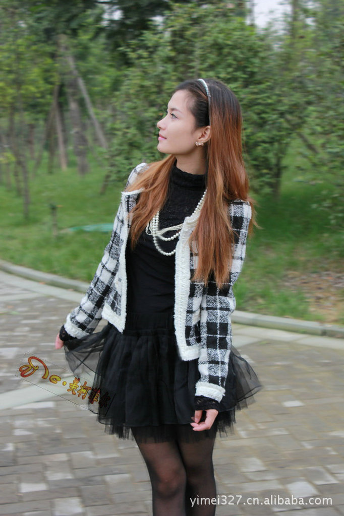 美柯菲尔秋冬季新款<em>淑女</em>V领<em>休闲淑女</em>版女式外