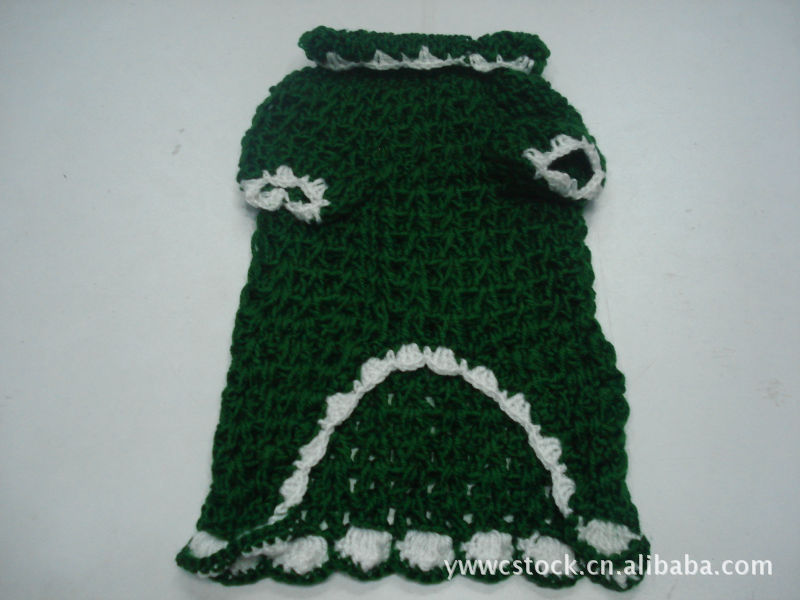 【新款100%<em>手工编织</em>宠物<em>毛衣</em>狗衣服批发/库存