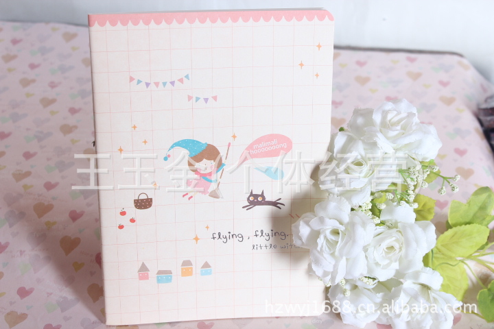 【韩国文具礼品 笔记本 小巫女 本子批发】价格