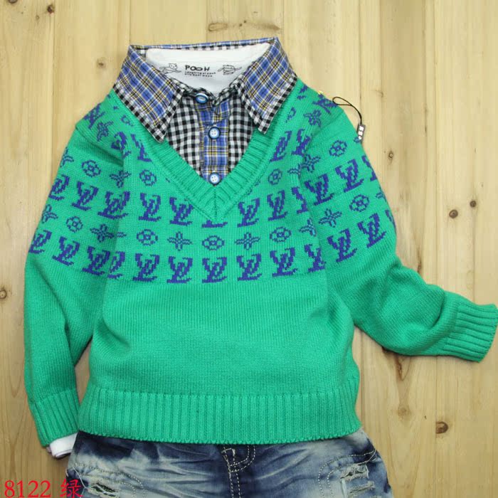 <em>2011新款</em>童装 <em>韩版</em>秋冬装 儿童<em>毛衣</em> 男童线衣外