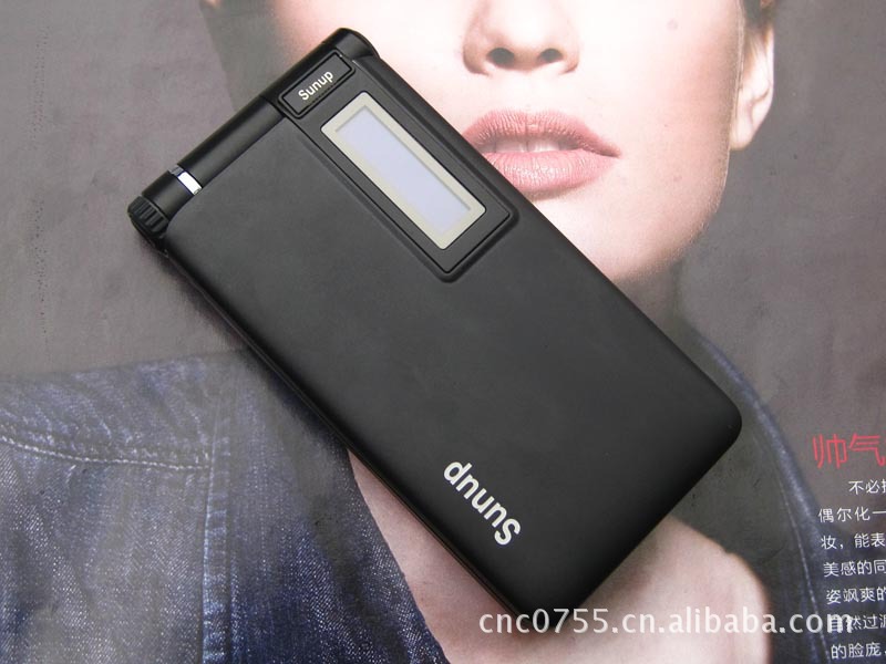 批发三普769金属机身双屏翻盖双摄像头fm收音电子书手机