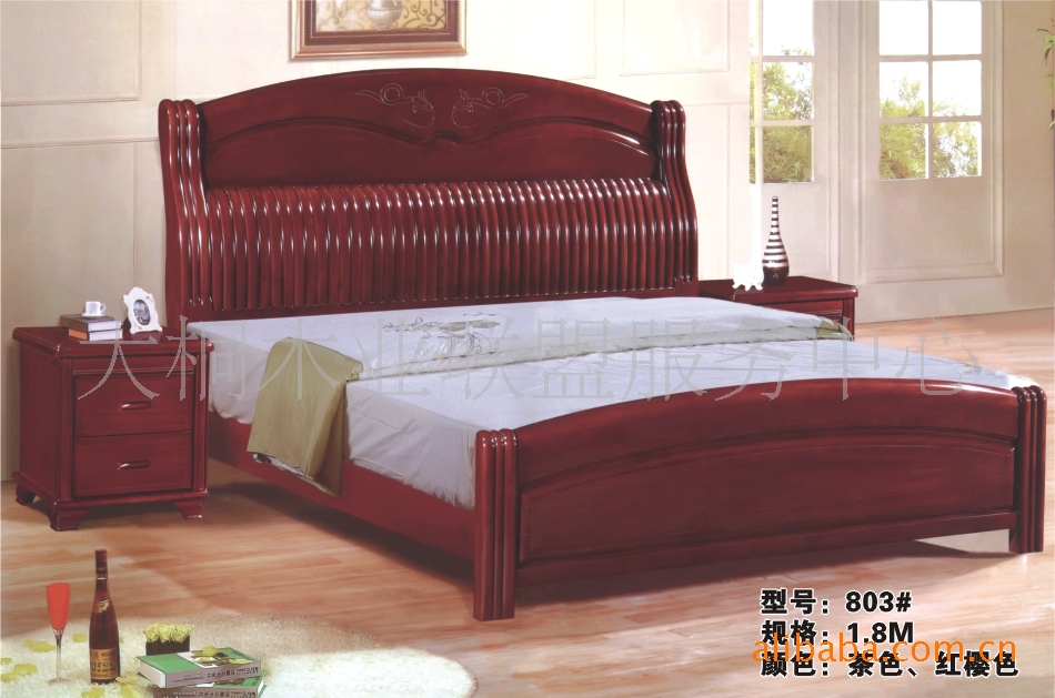 南康家具 最低价格 百元特价 实木双人床1.5\/1.