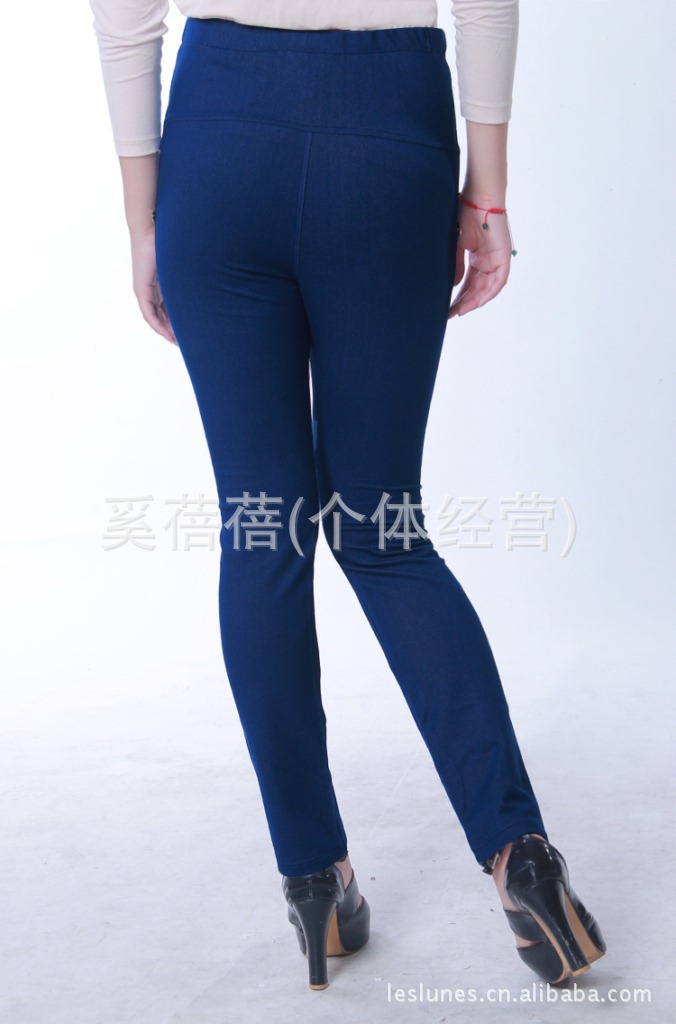 【孕妇裤 小脚裤 秋款 弹力牛仔 生完孩子还能穿