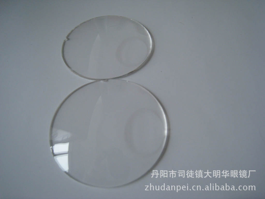 厂家直销双光镜片光白圆顶成品眼镜片防疲劳双光多焦点老花镜定制
