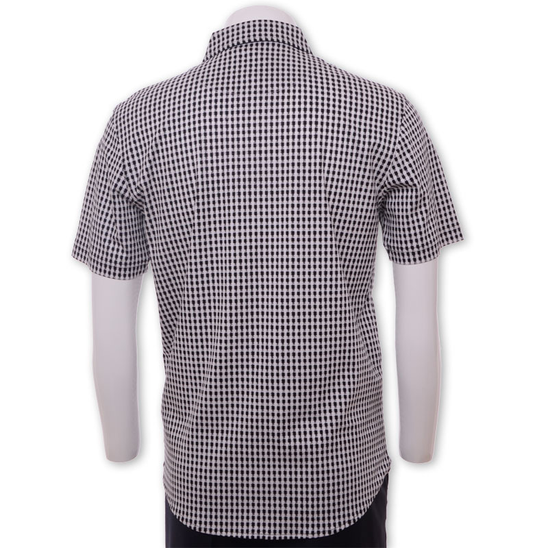 KEN2012夏季新品弹力针织纯棉T恤开衫白底黑