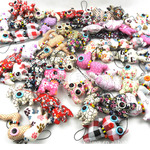 厂家韩版可爱创意毛绒玩具小礼品百款手工布艺纽扣娃娃批发 