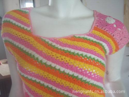 【新<em>款式</em>手工钩织时尚女<em>毛衣出口</em>日本尾货】价