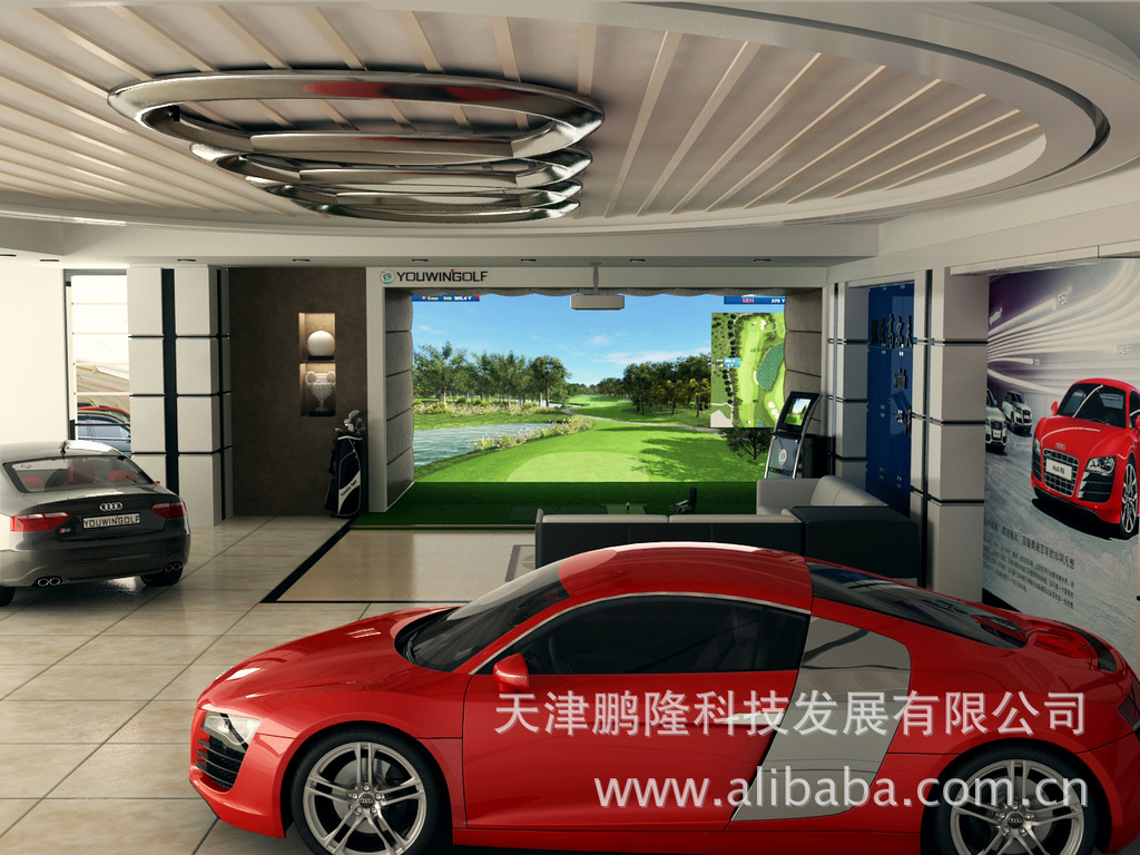 【室内高尔夫 模拟高尔夫 高尔夫模拟器 高尔夫