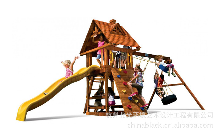 【幼儿园滑梯组合、 大型户外童游乐设施、美