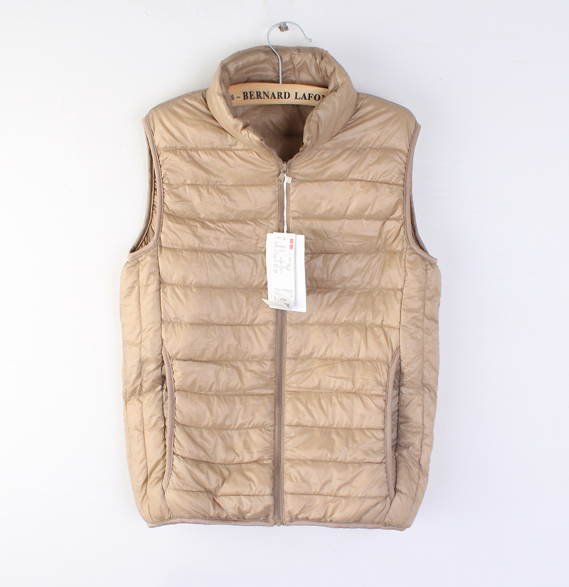 外贸<em>原单羽绒马甲</em> 优衣库男式高级轻薄型羽绒