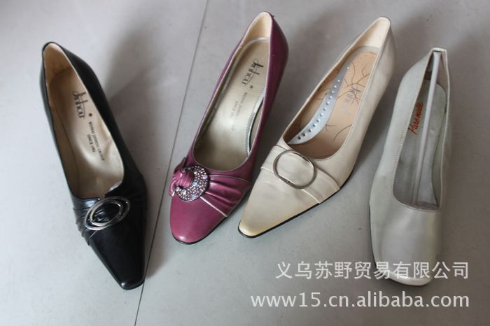 清倉處理庫存雜款女式皮鞋單鞋pu皮皮鞋外貿皮鞋批發處理工廠,批發,進口,代購