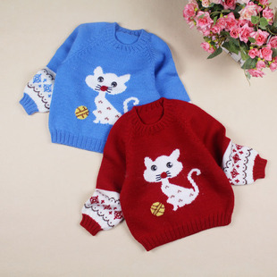 批发采购<em>童毛衣</em>-2012新款春款手工<em>编织</em>毛衣宝