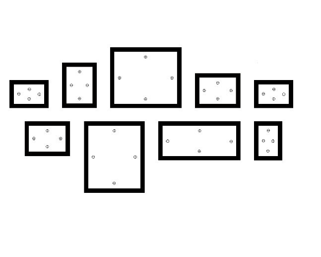 k902ps发泡高分子创意组合相框<em>照片墙批发</em>零