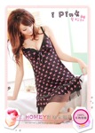短袖睡衣家居服 日韩可爱性感睡衣批发 模特图 SEXY-9446