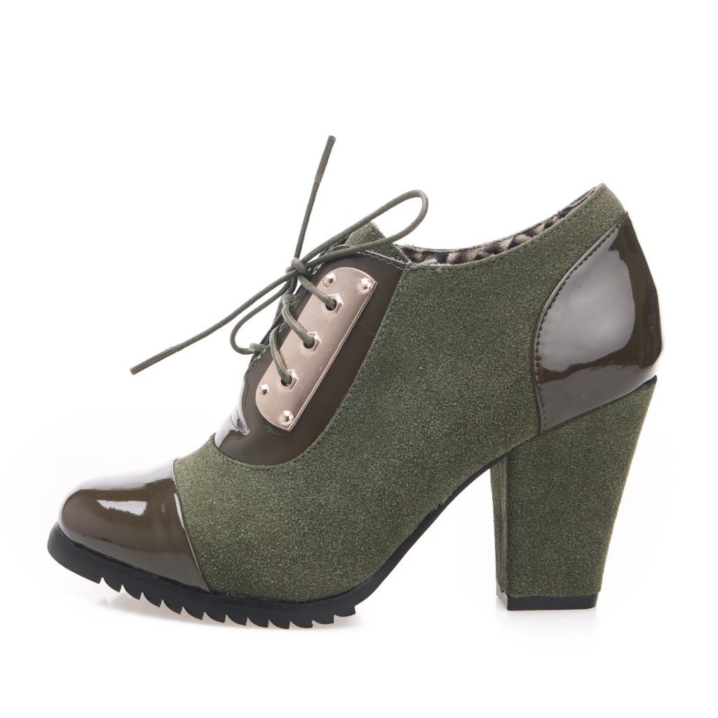 【浙佳女孩 爆款<em>秋装</em>款高跟<em>女鞋</em>防水台厚底松