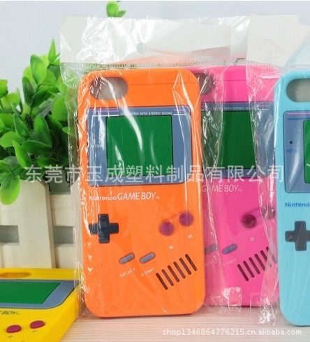 【劲爆登场 IPhone5Ggameboy 游戏机硅胶手机