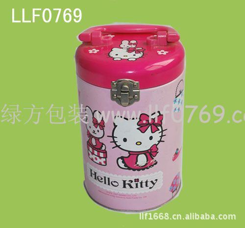 供應馬口鐵罐 hello kitty手挽鐵罐 糖果鐵罐批發・進口・工廠・代買・代購