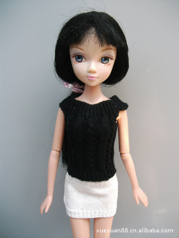 精品娃衣 手工娃衣 <em>芭比娃娃毛衣</em> 可儿娃衣 定做