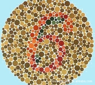 驾校\/升学色盲色弱测试图 你也来测一测_紫罗