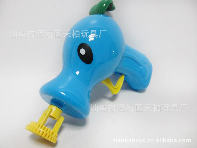 >> 【厂家直销】惯性泡泡枪豌豆射手泡泡枪批发手把可装糖
