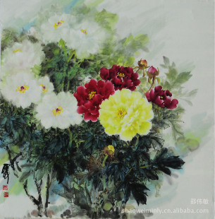 不怕你细看就怕你不看的精意牡丹画牡丹大师唐玉年国画精品欣赏