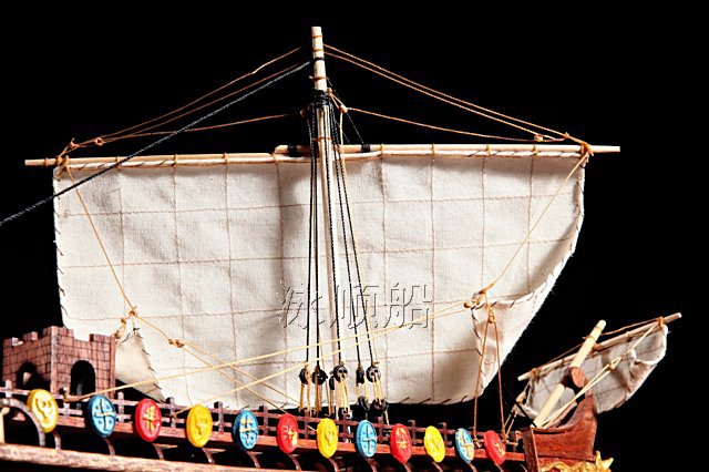 【【木雕工艺品】供应仿古船模之海狼号 精美