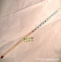 紅水溫度計 100℃ 100度 30cm長 紅液 玻璃酒精溫度計