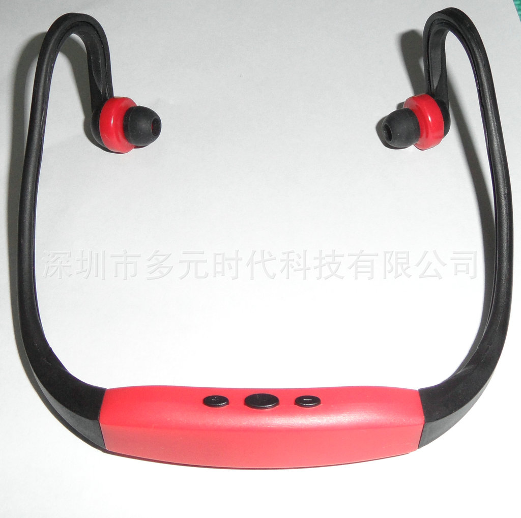 厂家插卡小运动MP3,插卡FM运动耳机,带收音运动耳机MP3,sportmp3