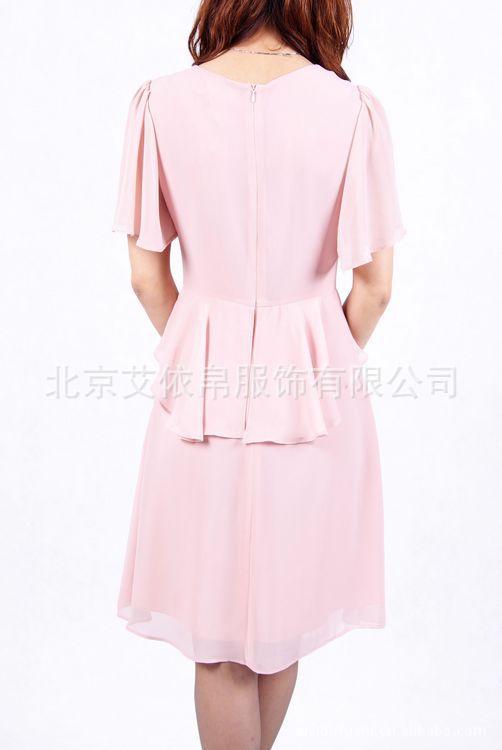 夏季纯色舒适短袖今渡时尚百搭修身<em>靓丽淑女</em>真