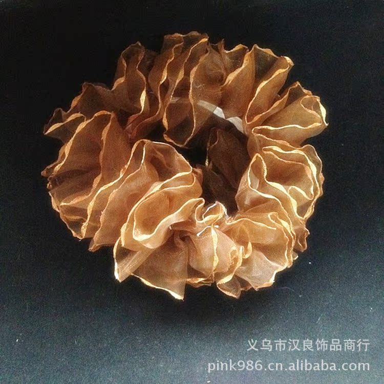 【新款批发库存<em>皮筋扎头</em>花 糖果色儿童 成人发