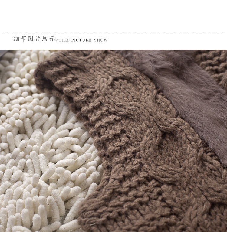 【毛呢<em>外套</em> 欧式优雅手工<em>勾</em>织羊毛<em>马甲外套</em>12