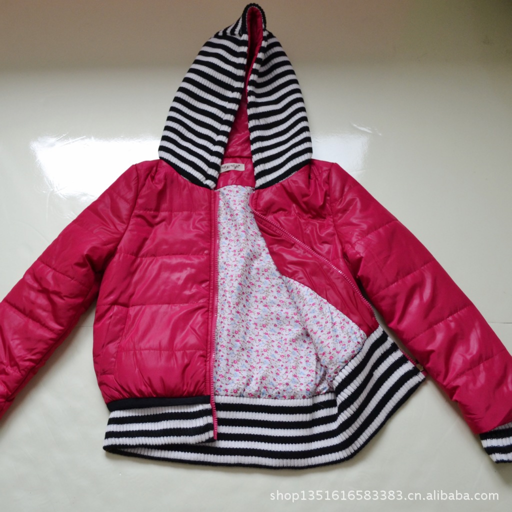 【厂家特价清仓女大童棉衣外套大童童装批发青