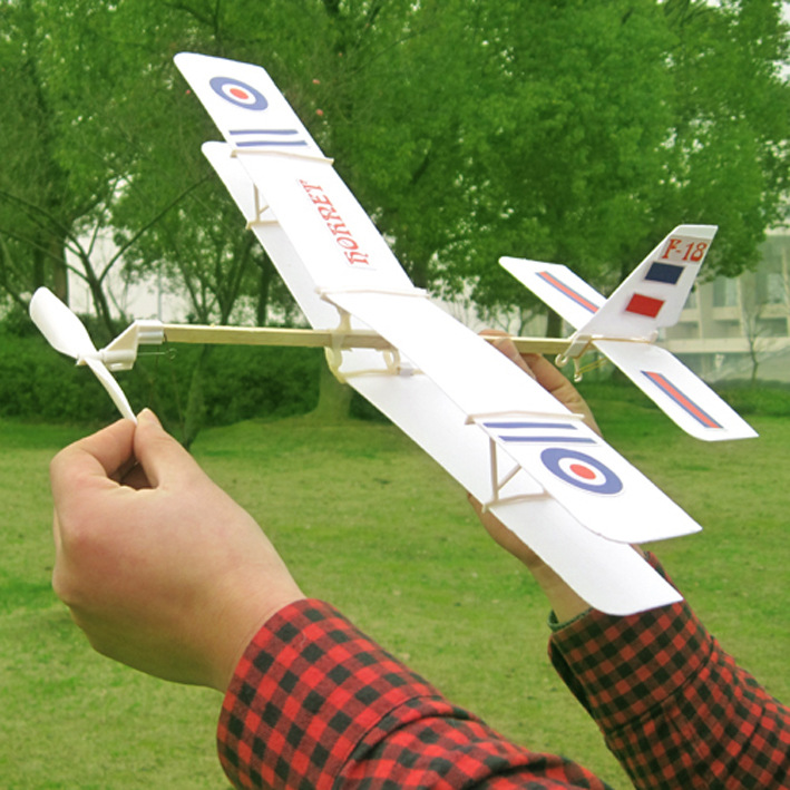 科普 橡筋动力模型扑翼机308飞鸟散件 科技小制作 飞飞鸟