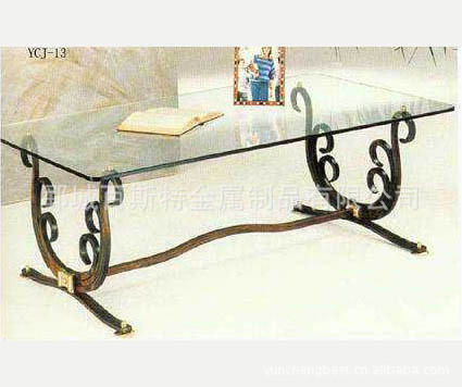 【欢迎加工定制铁艺茶几 样式独特】