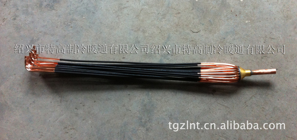 【v皮球空调设备各皮球紫铜分配器黄铜毛细管魔兽重规格图纸图片