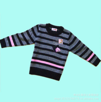 半高领卡通个性维尼熊摘苹果儿童<em>毛衣宝宝毛衣</em>