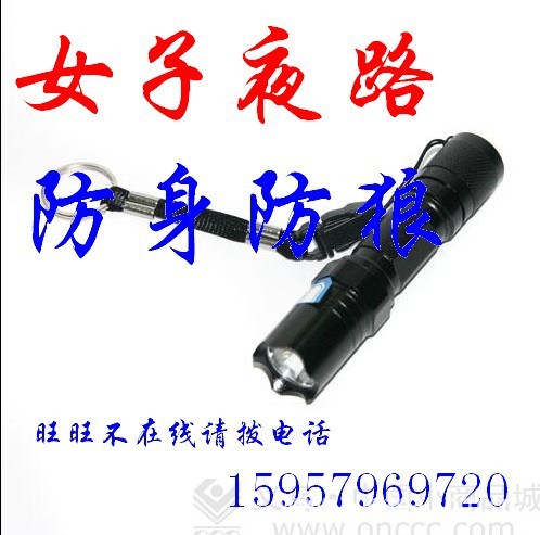 <em>女子</em>男子防暴<em>防身</em>手电筒男女防抢防狼武器强光