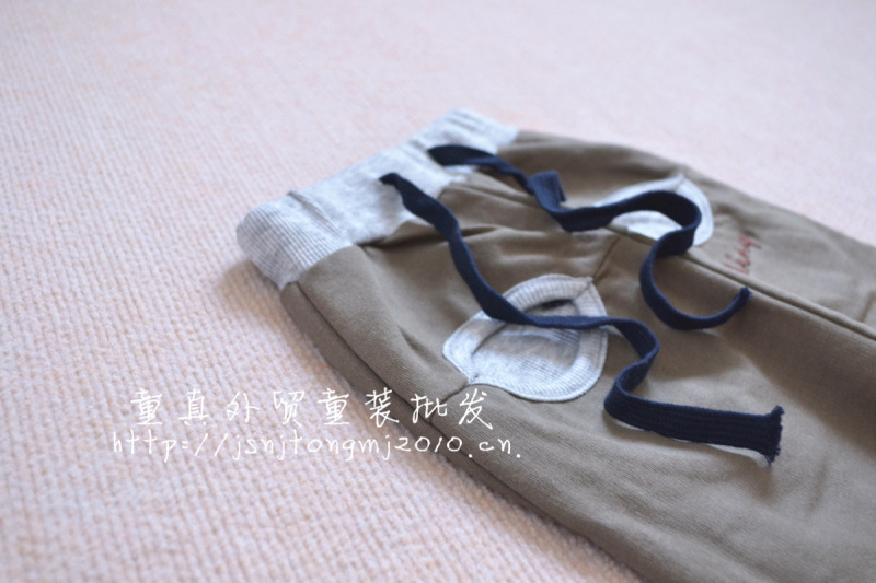 A1-017 韩国精品 男童束腿长裤 收口休闲运动裤