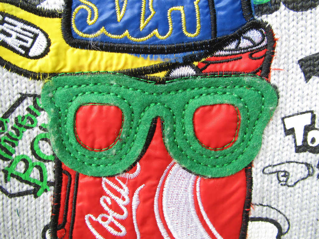 【厂家直销 韩版精品 <em>绣花</em>眼镜+印花<em>字母图案</em>