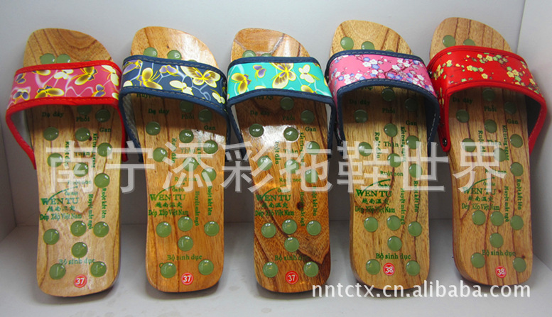 廠傢直銷越南按摩傢居健身木拖鞋溫突WENTU工廠,批發,進口,代購