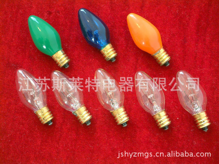 【热点生产色彩鲜艳磨砂白炽灯】